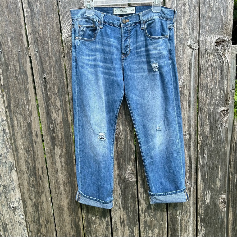 Abercrombie & Fitch Womens cropped capri jeans size 6